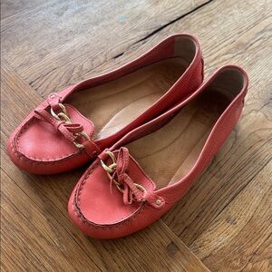 J Crew women’s leather driving moc size 10